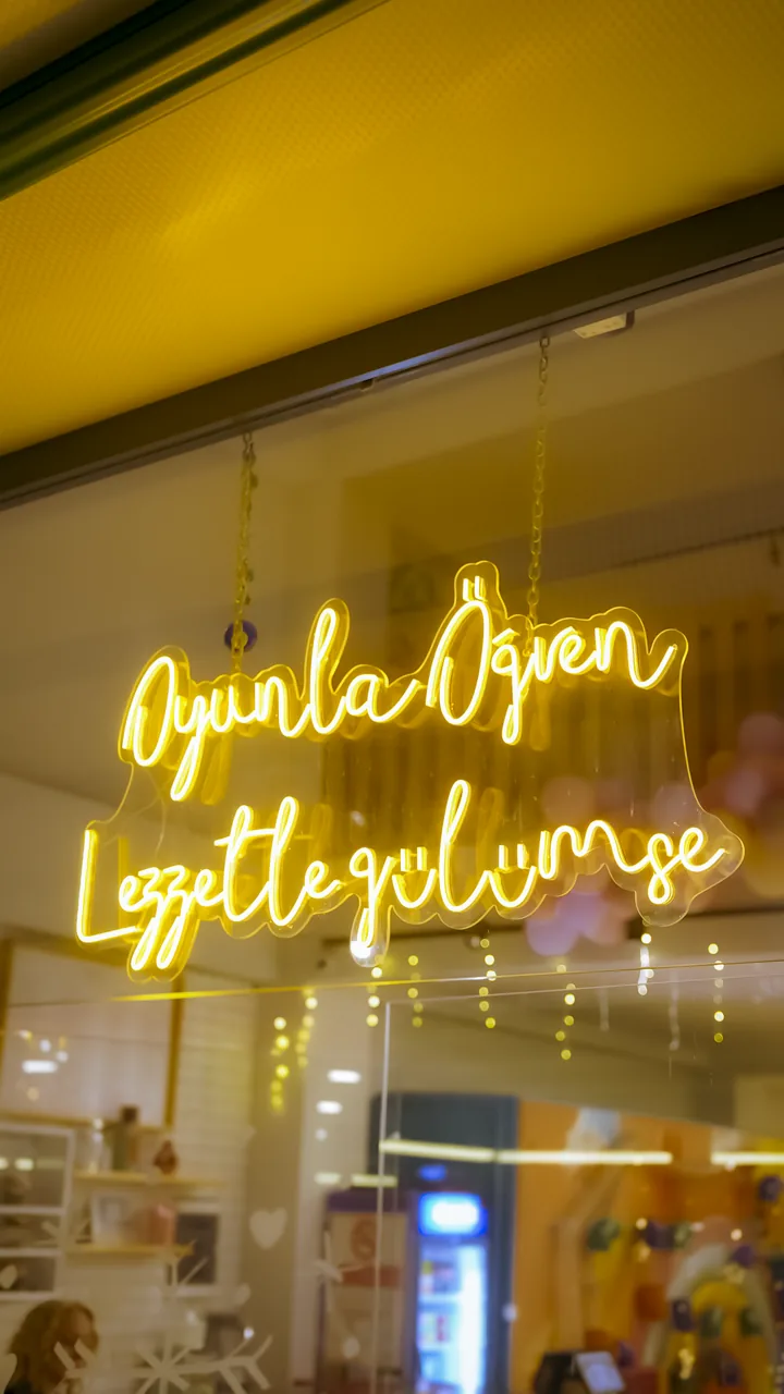 Moin’in oyunla öğren lezzetle gülümse ışıklı sloganı