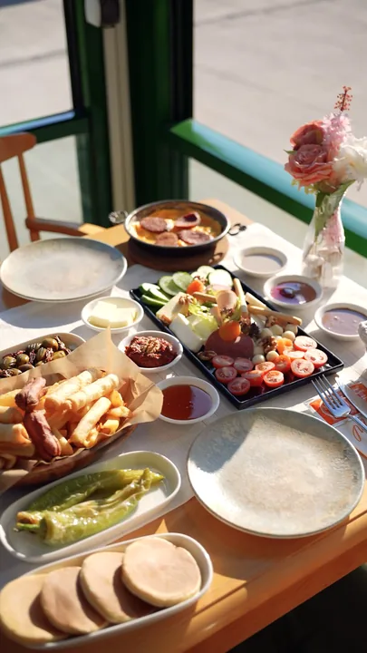 Paylaşımlık mutfak sofrası